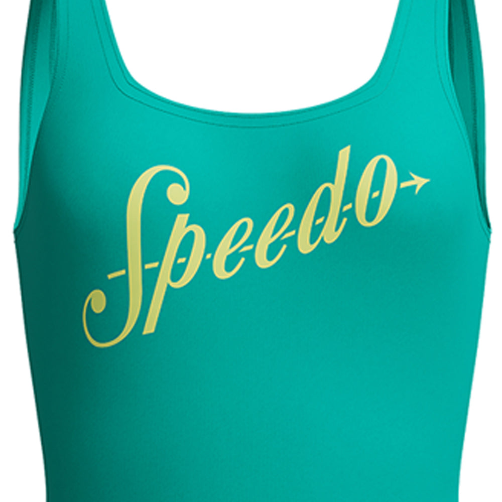 SPEEDO Logo Square Back ชุดว่ายน้ำผู้หญิง