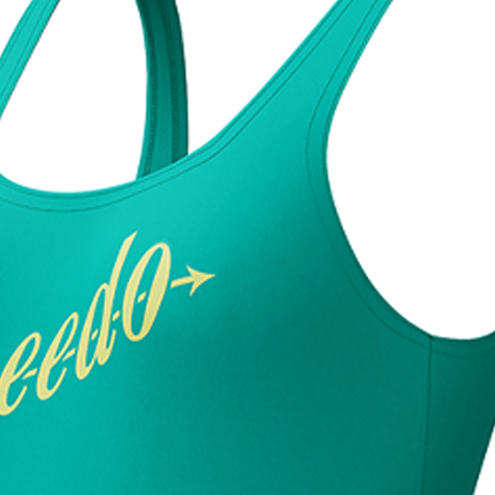 SPEEDO Logo Square Back Women's Swimsuit - Supersports Thailand Supersports Thailand