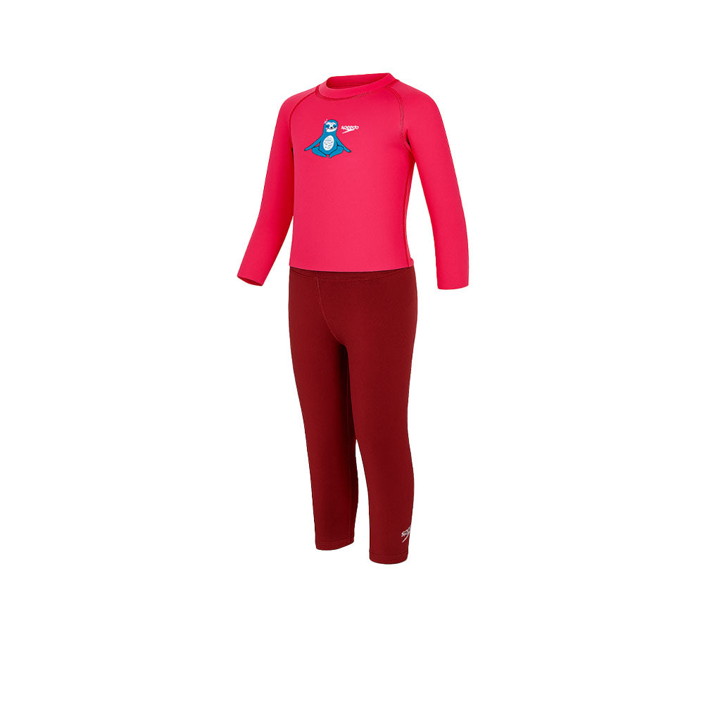 SPEEDO Neo Long Sleeve Rash Top & Pants Girls Swimsuit