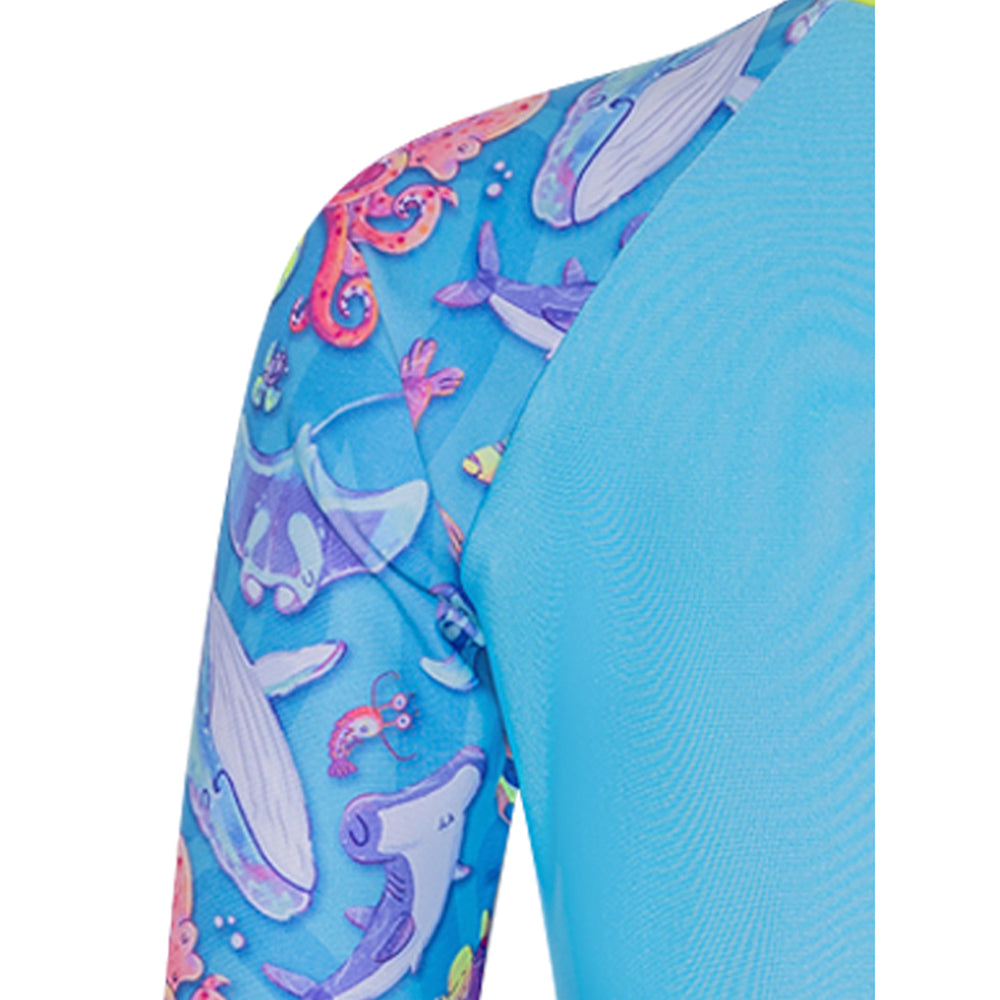 SPEEDO Digital Long Sleeve Boys Rashguard - Supersports Thailand Supersports Thailand