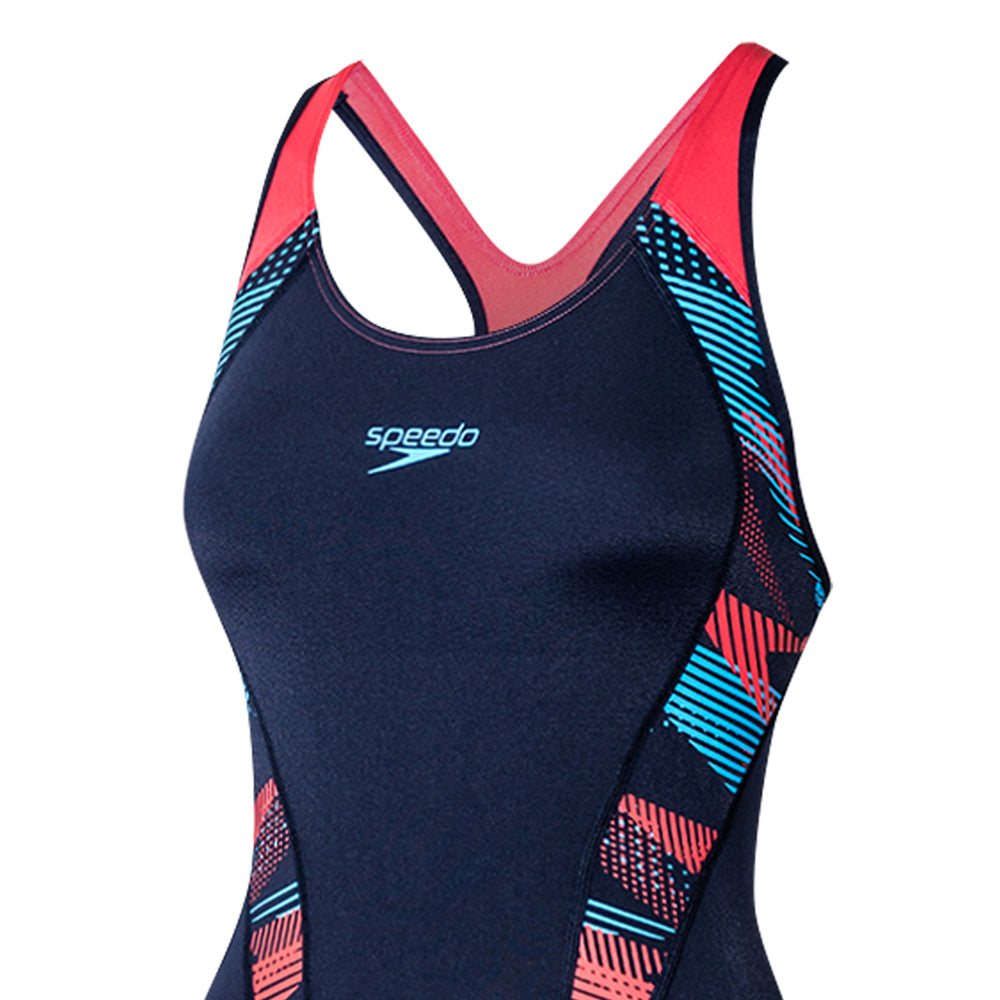 SPEEDO Placement Laneback ชุดว่ายน้ำผู้หญิง