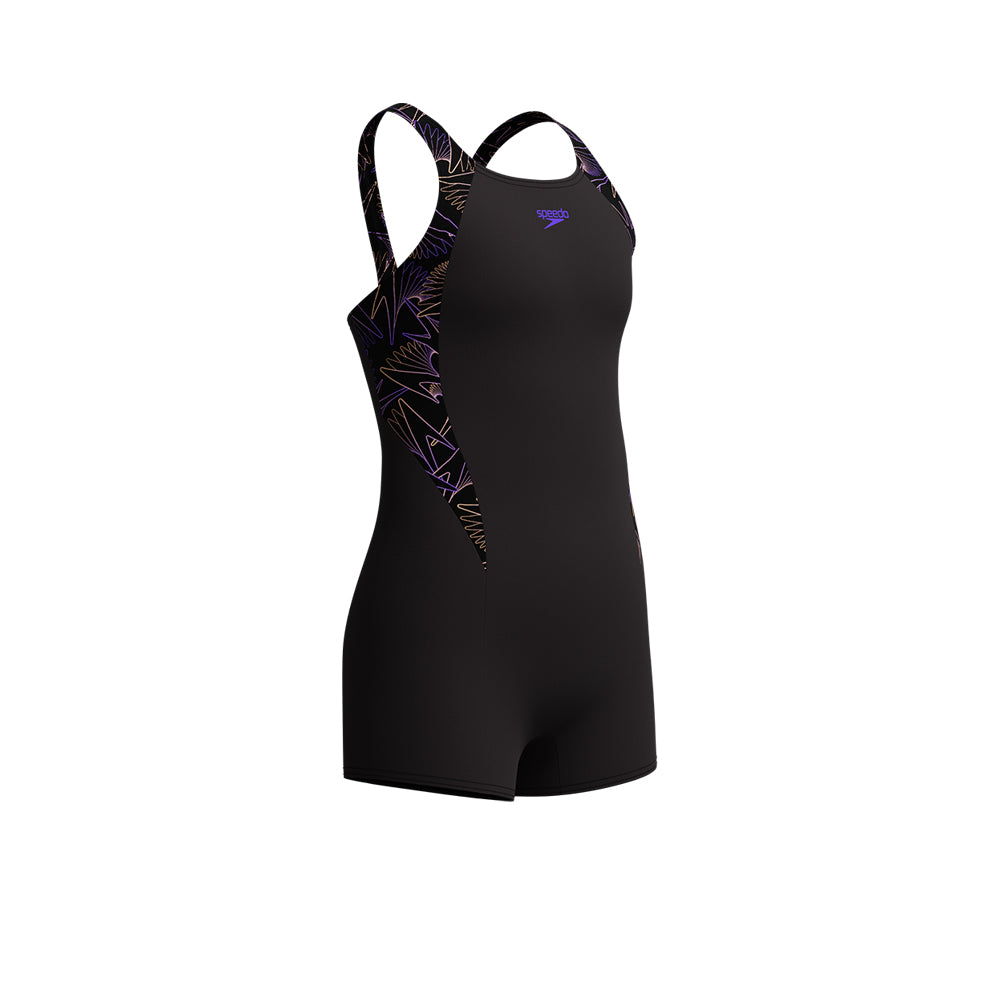 SPEEDO Hyperboom Splice Legsuit Girls Swimsuit