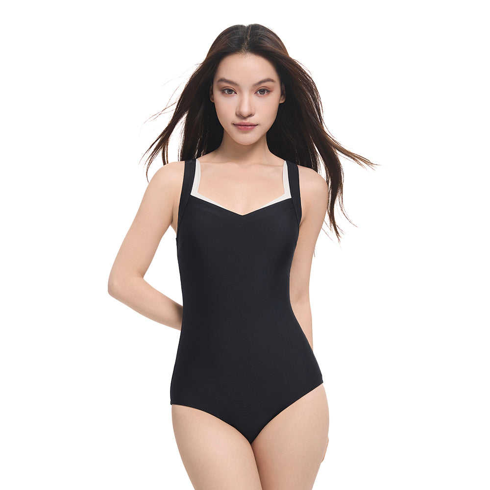 SPEEDO Modernist Shaping Double Stripe ชุดว่ายน้ำผู้หญิง