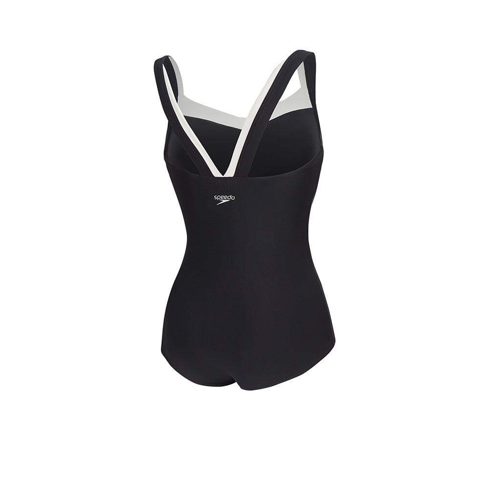 SPEEDO Modernist Shaping Double Stripe ชุดว่ายน้ำผู้หญิง