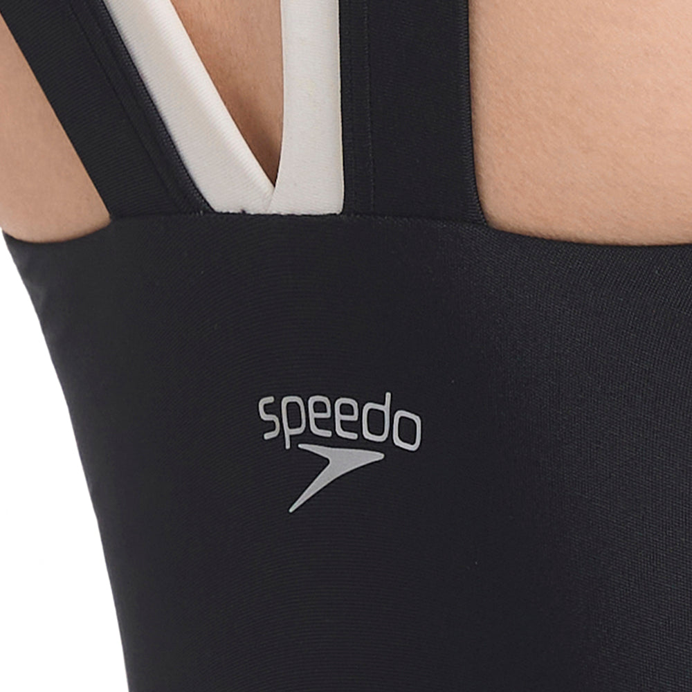 SPEEDO Modernist Shaping Double Stripe ชุดว่ายน้ำผู้หญิง