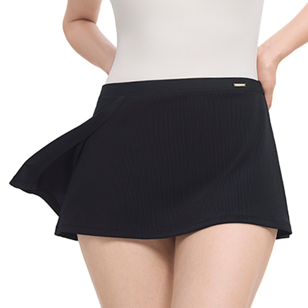 SPEEDO Modernist Half Pleated Short Women's Swim Skirt