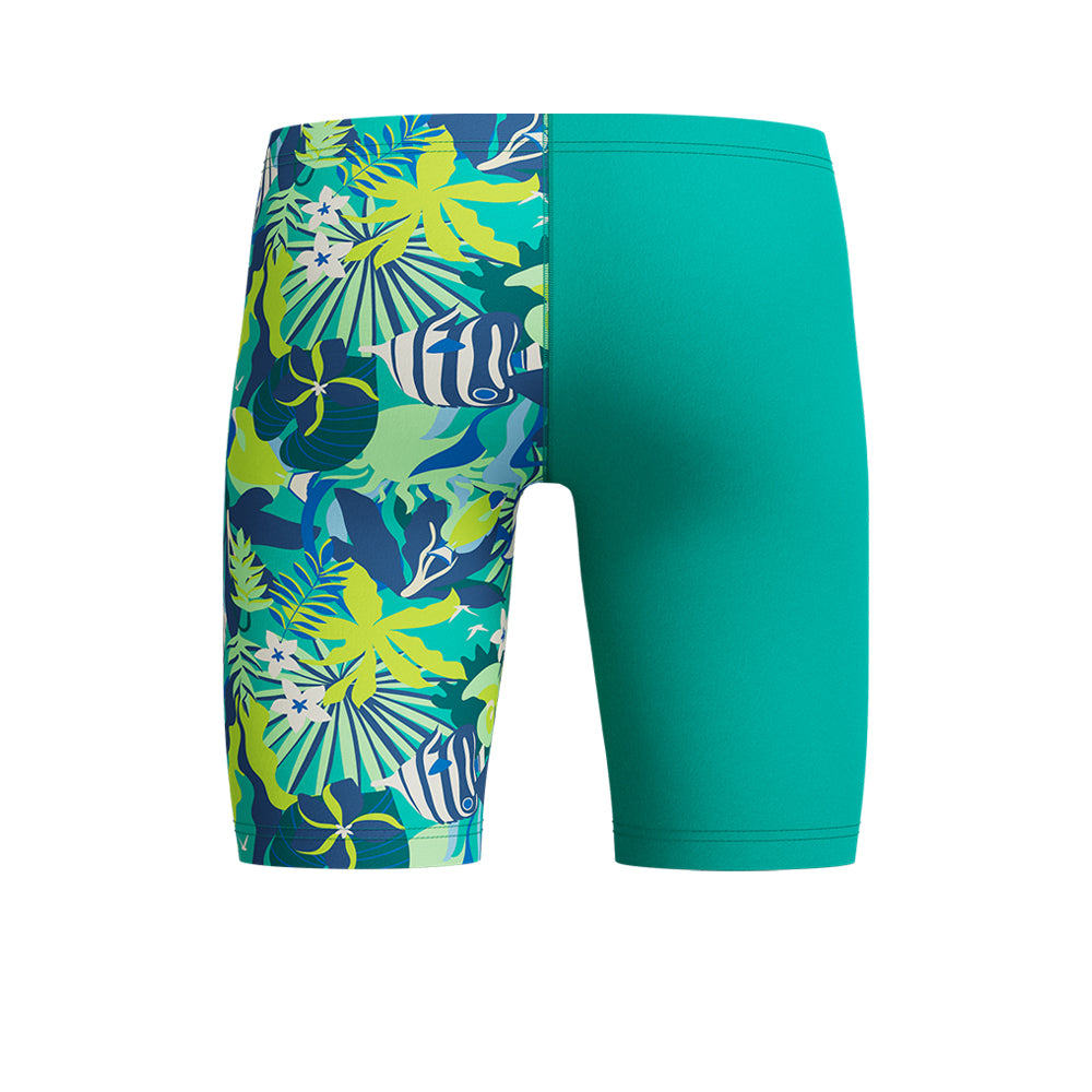 SPEEDO Allover V-Cut Jammer กางเกงว่ายน้ำขาสั้นเด็กผู้ชาย