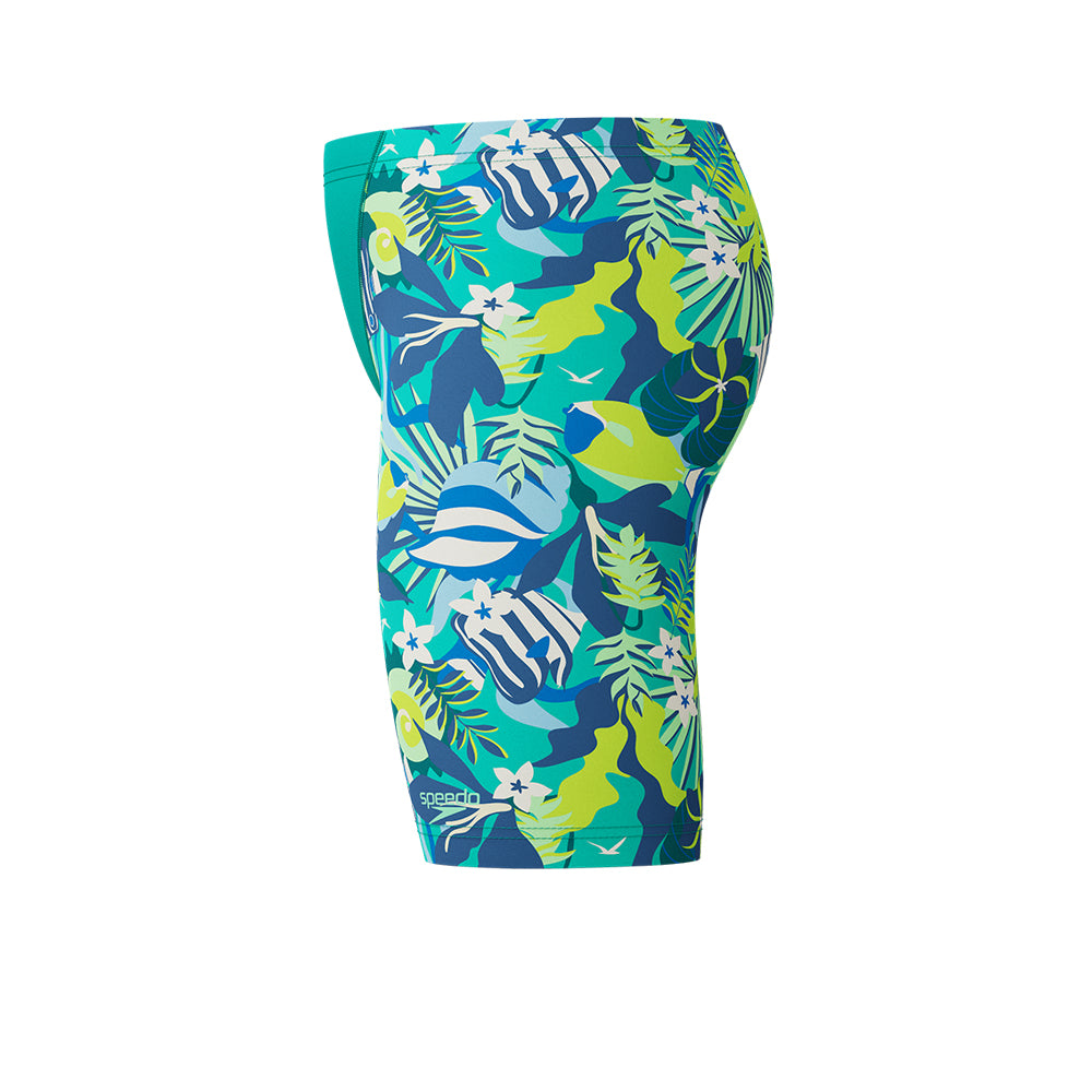 SPEEDO Allover V-Cut Jammer กางเกงว่ายน้ำขาสั้นเด็กผู้ชาย