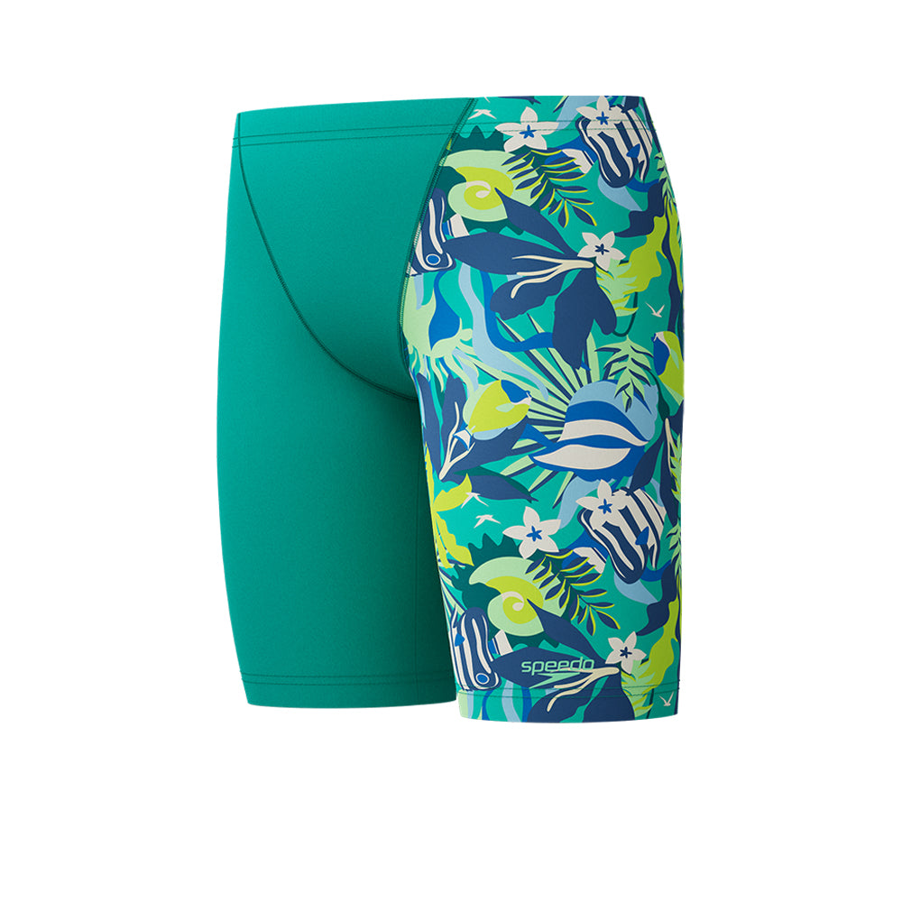SPEEDO Allover V-Cut Jammer กางเกงว่ายน้ำขาสั้นเด็กผู้ชาย