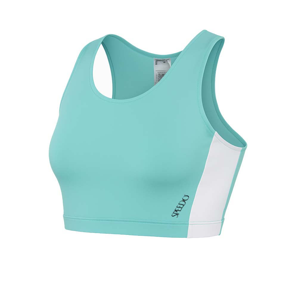 SPEEDO Colorblock Crop Top เสื้อบิกินีผู้หญิง