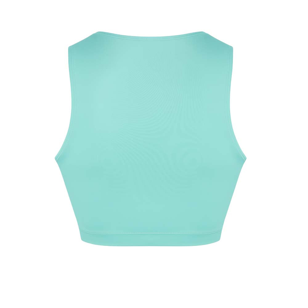 SPEEDO Colorblock Crop Top เสื้อบิกินีผู้หญิง