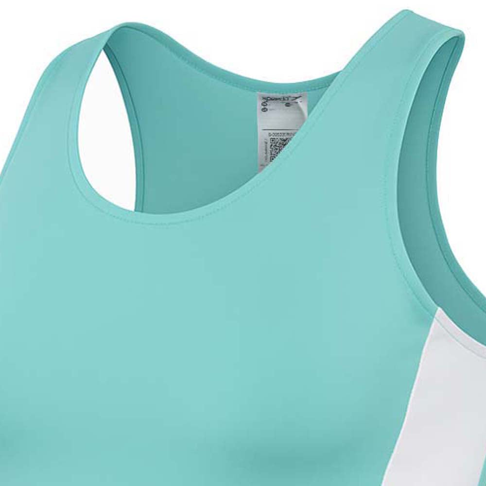 SPEEDO Colorblock Crop Top เสื้อบิกินีผู้หญิง