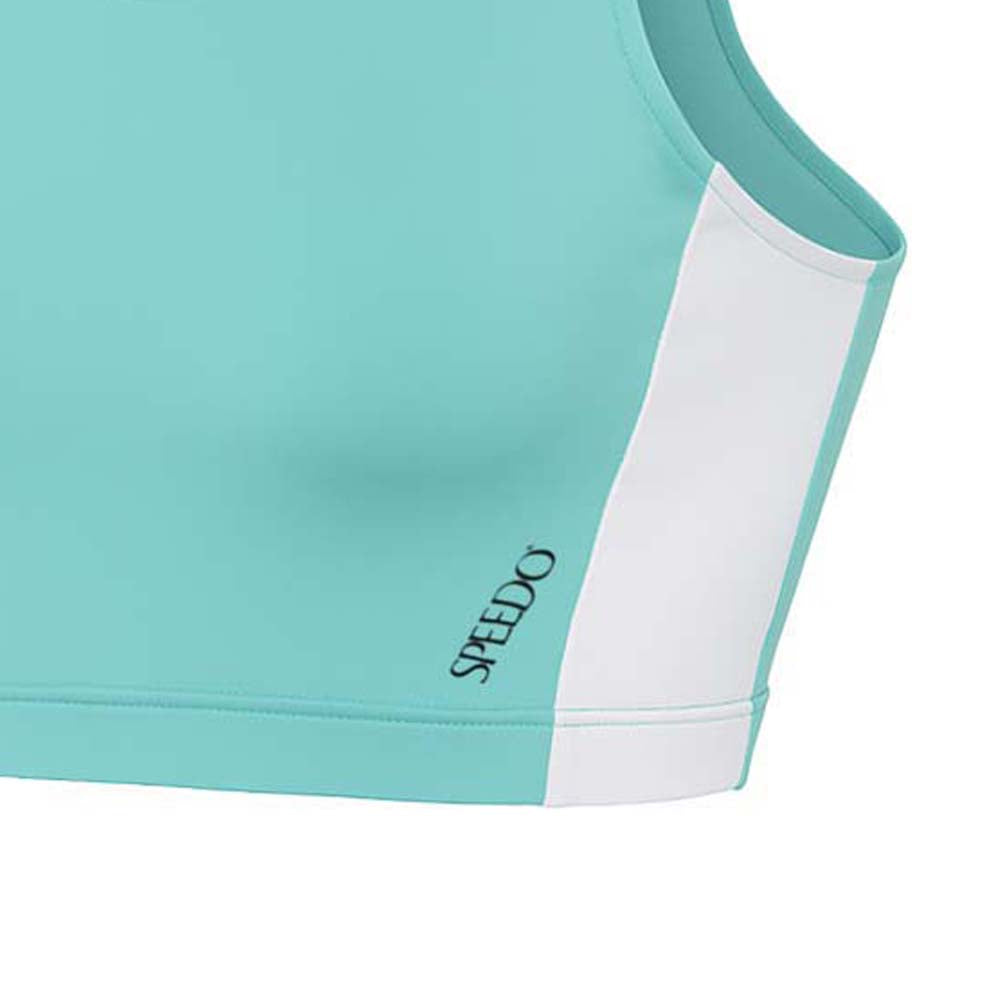 SPEEDO Colorblock Crop Top เสื้อบิกินีผู้หญิง