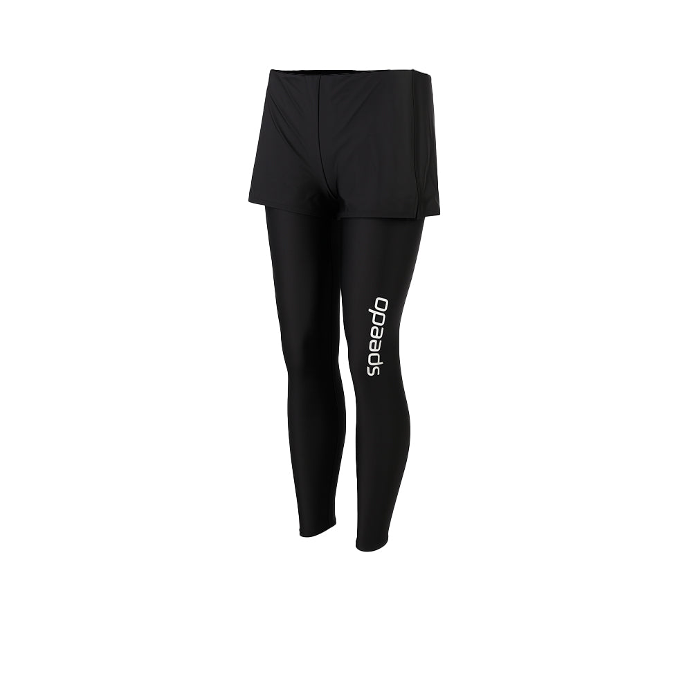 SPEEDO 'Wavechasers 2.0' Stylish Sun Protection 2-in-1 Women's Swim Leggings