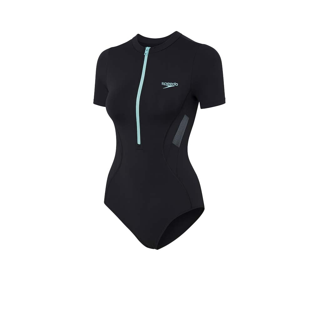 SPEEDO Hero 6.0 Short Sleeve One Piece (Aurora Shaping) ชุดว่ายน้ำผู้หญิง