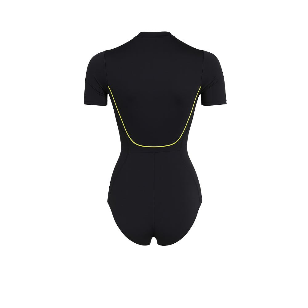 SPEEDO Hero 6.0 Short Sleeve One Piece (Aurora Shaping) ชุดว่ายน้ำผู้หญิง