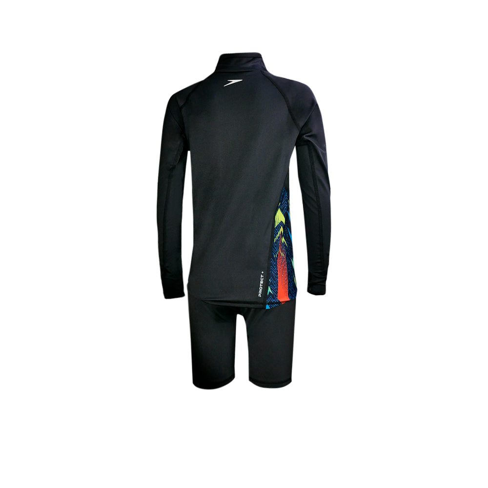 SPEEDO Deluxe Breathable Water Activity Top & Jammer Set Boys Swimsuit