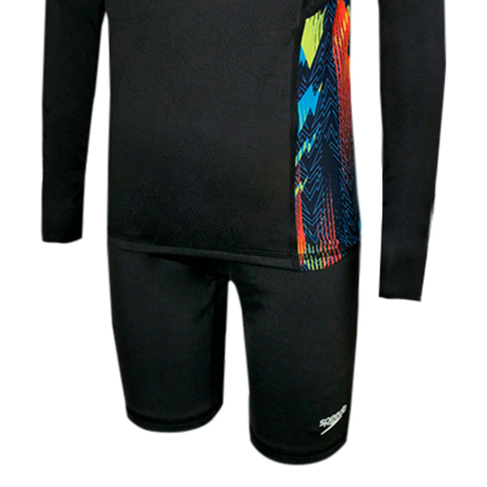 SPEEDO Deluxe Breathable Water Activity Top & Jammer Set Boys Swimsuit