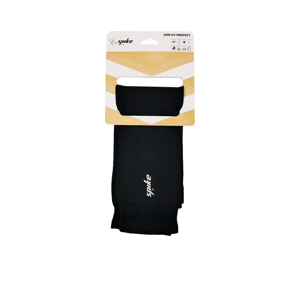 SPIKE Black Unisex Running Arm Sleeves