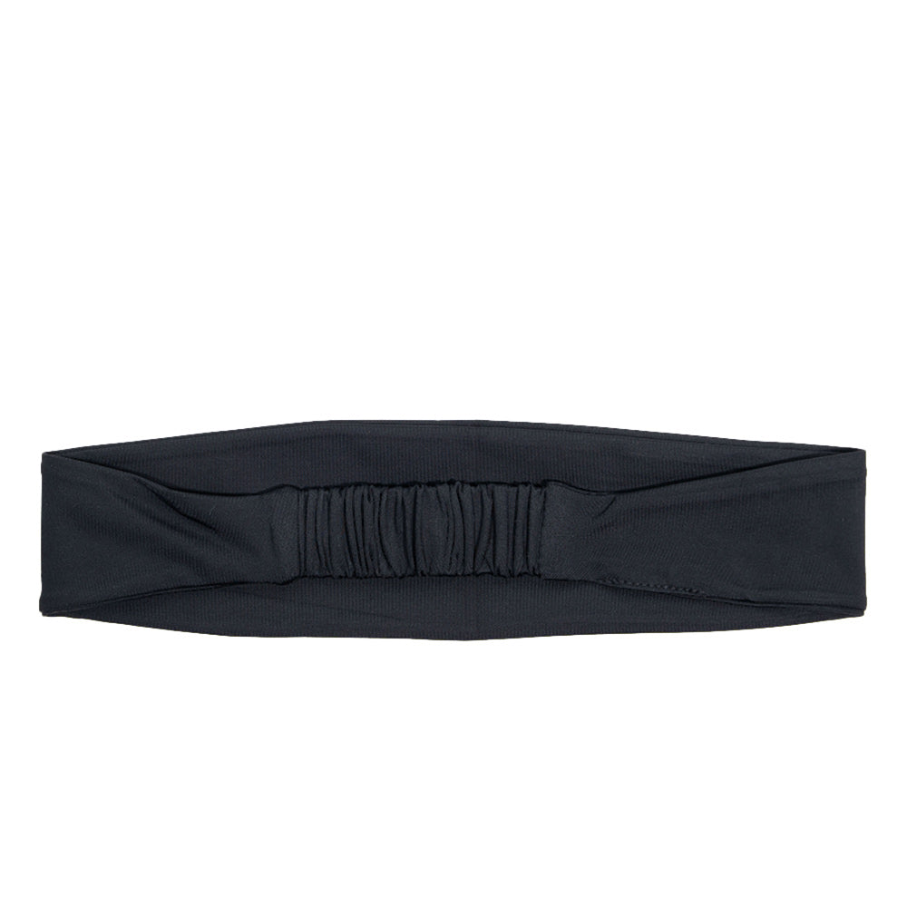 SPIKE Black Unisex Headband