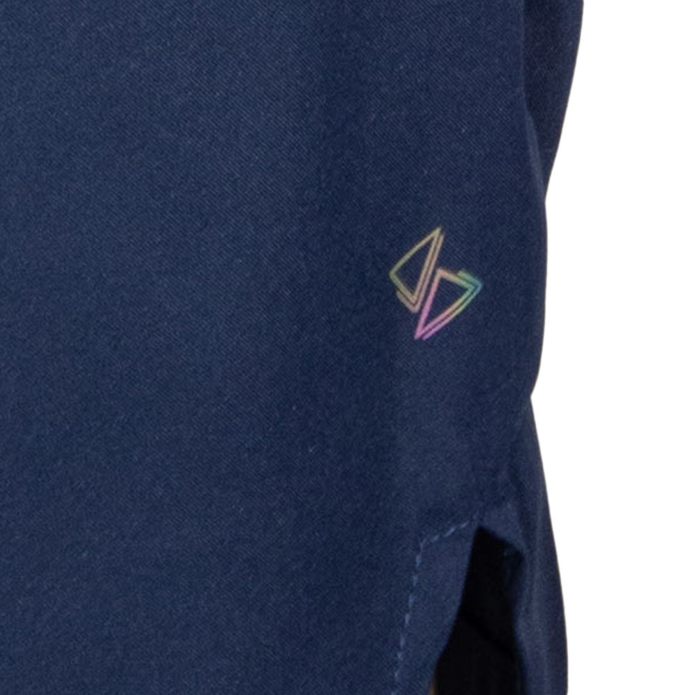 SPIKE Navy กางเกงออกกำลังกายขาสั้นผู้ชาย