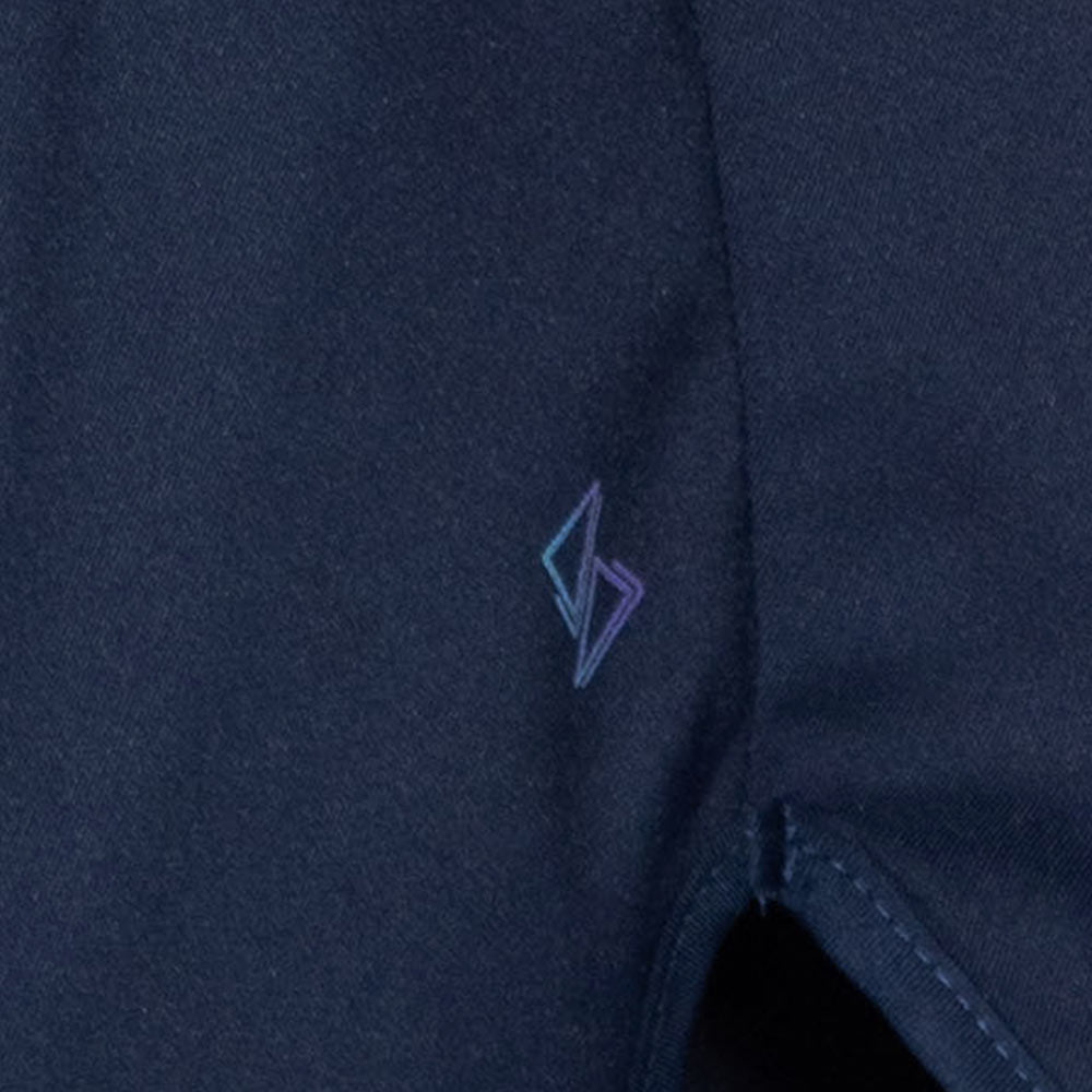 SPIKE Navy กางเกงออกกำลังกายขาสั้นผู้หญิง