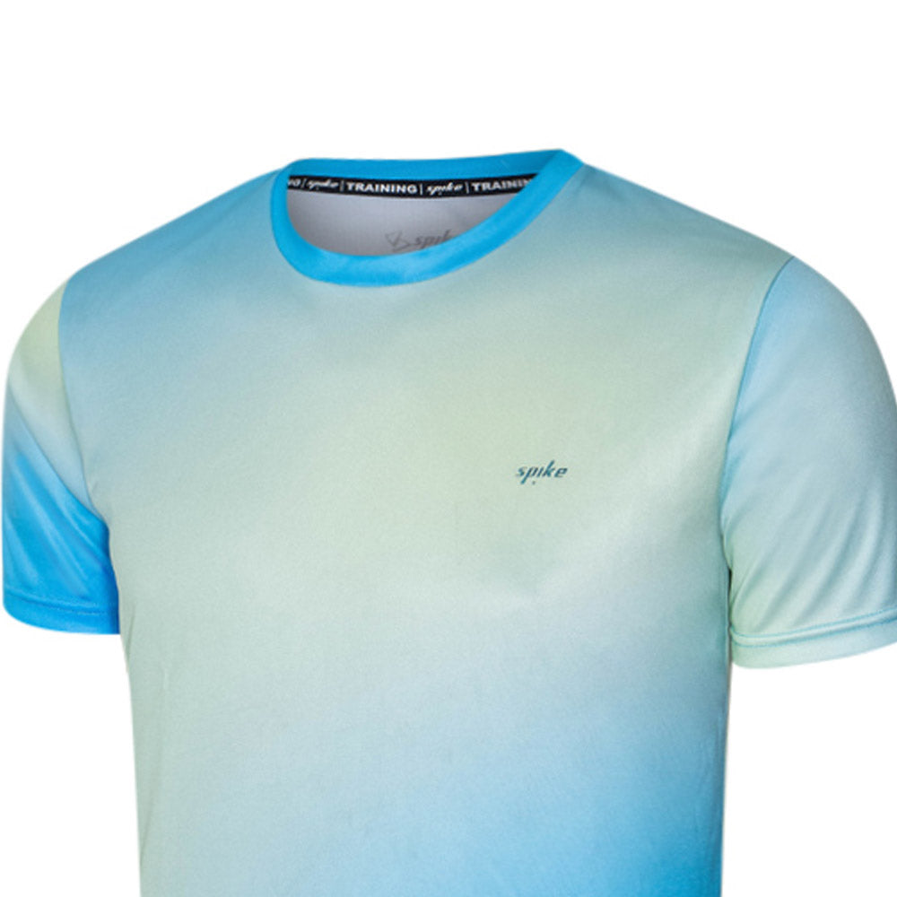 SPIKE Blue Men's Training T-Shirt