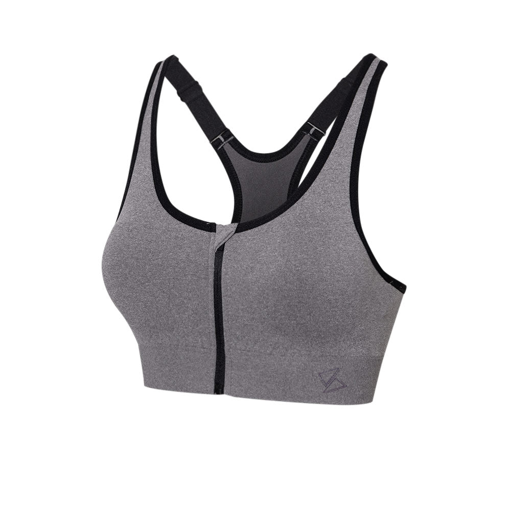 SPIKE Grey Women's Running Sports Bra