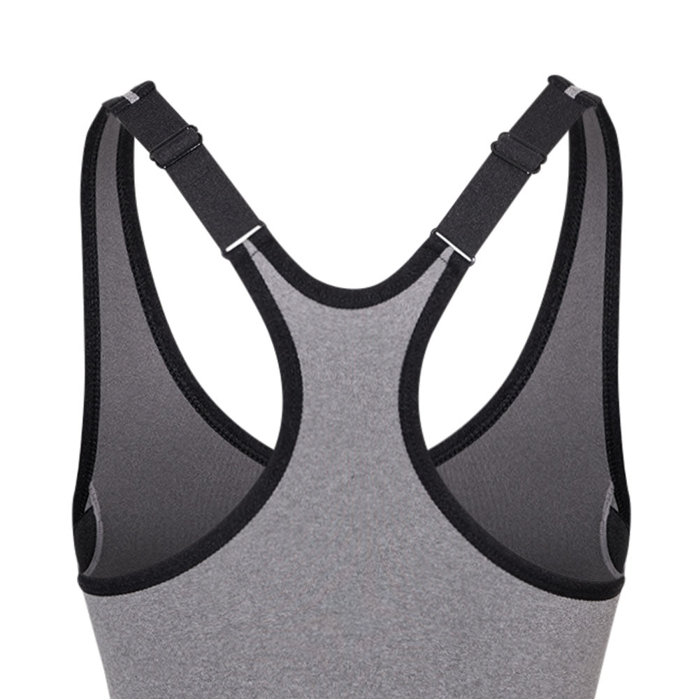 SPIKE Grey Women's Running Sports Bra
