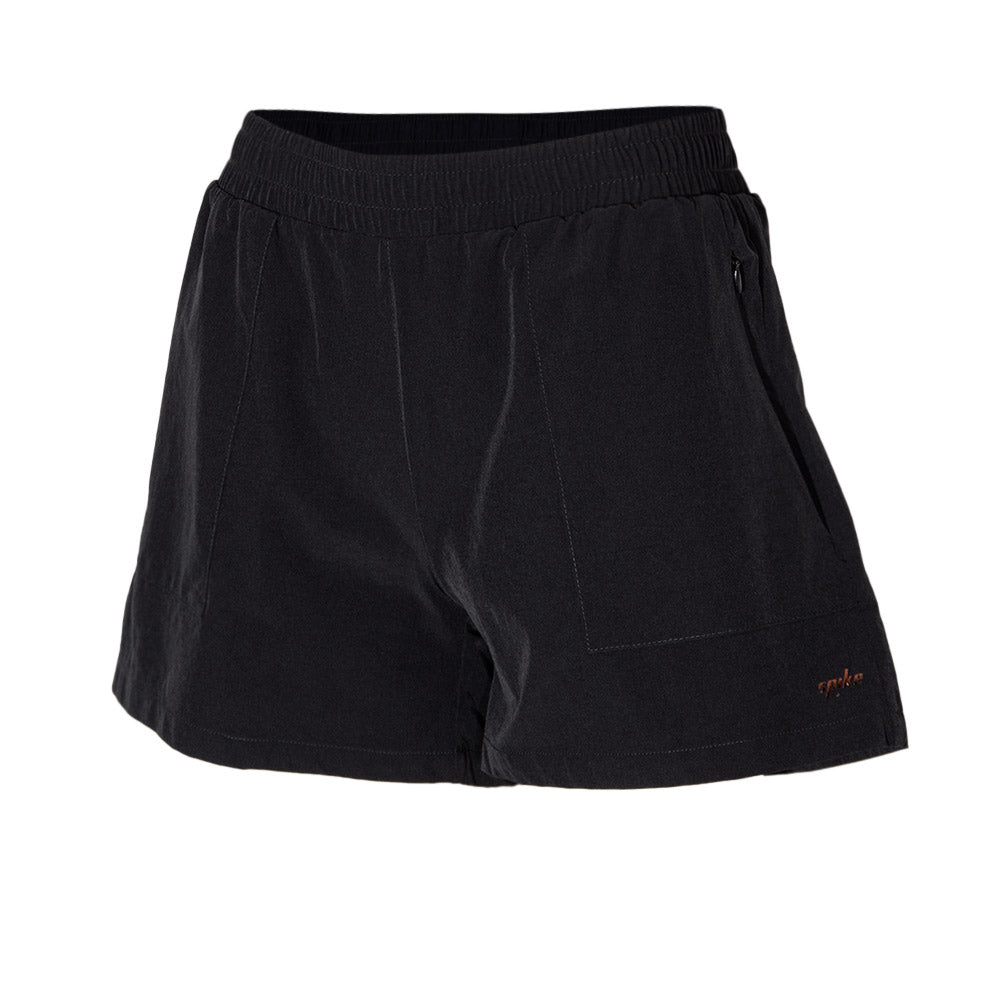 SPIKE Black Women's Running Shorts