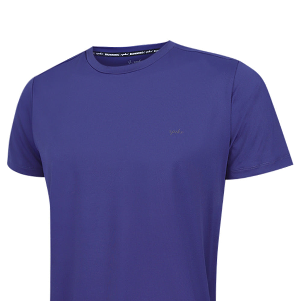 SPIKE Blue Men's Running T-Shirt