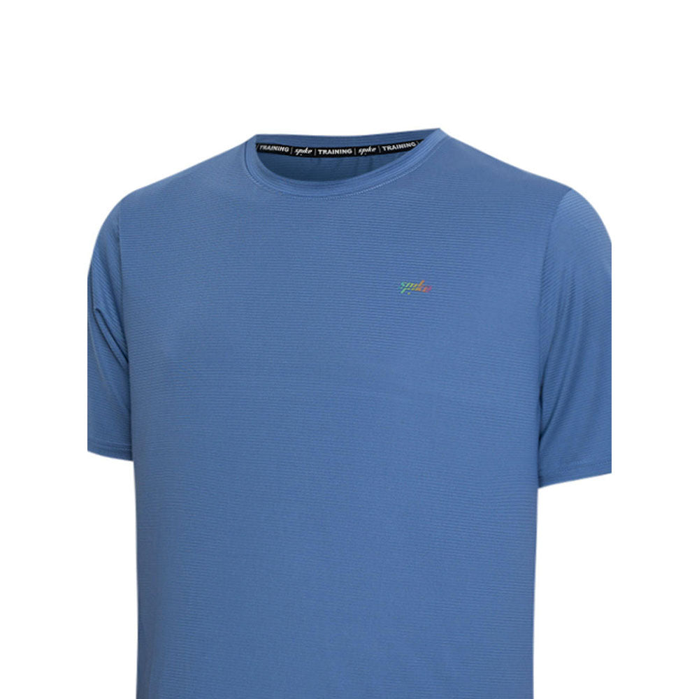 SPIKE Blue Men's Training T-Shirt