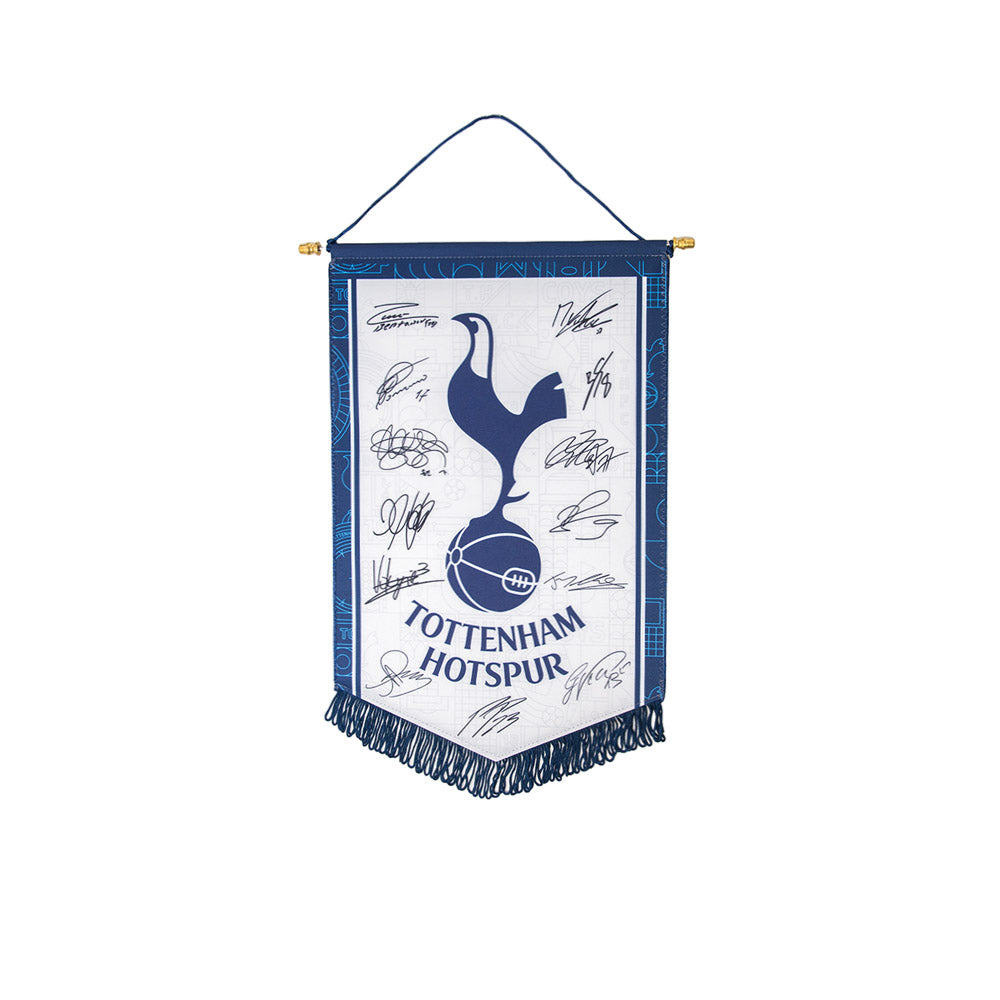 SPURS White And Navy Pennant