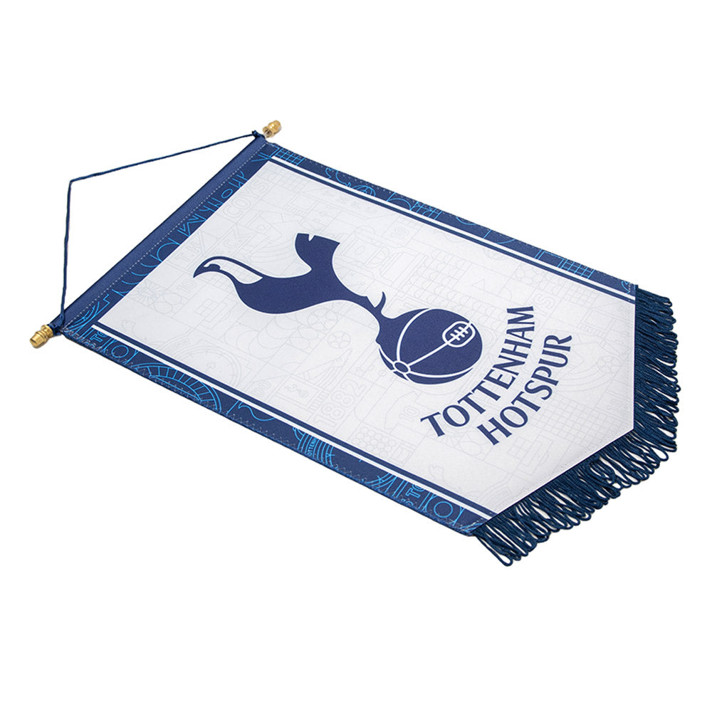 SPURS White And Navy Pennant