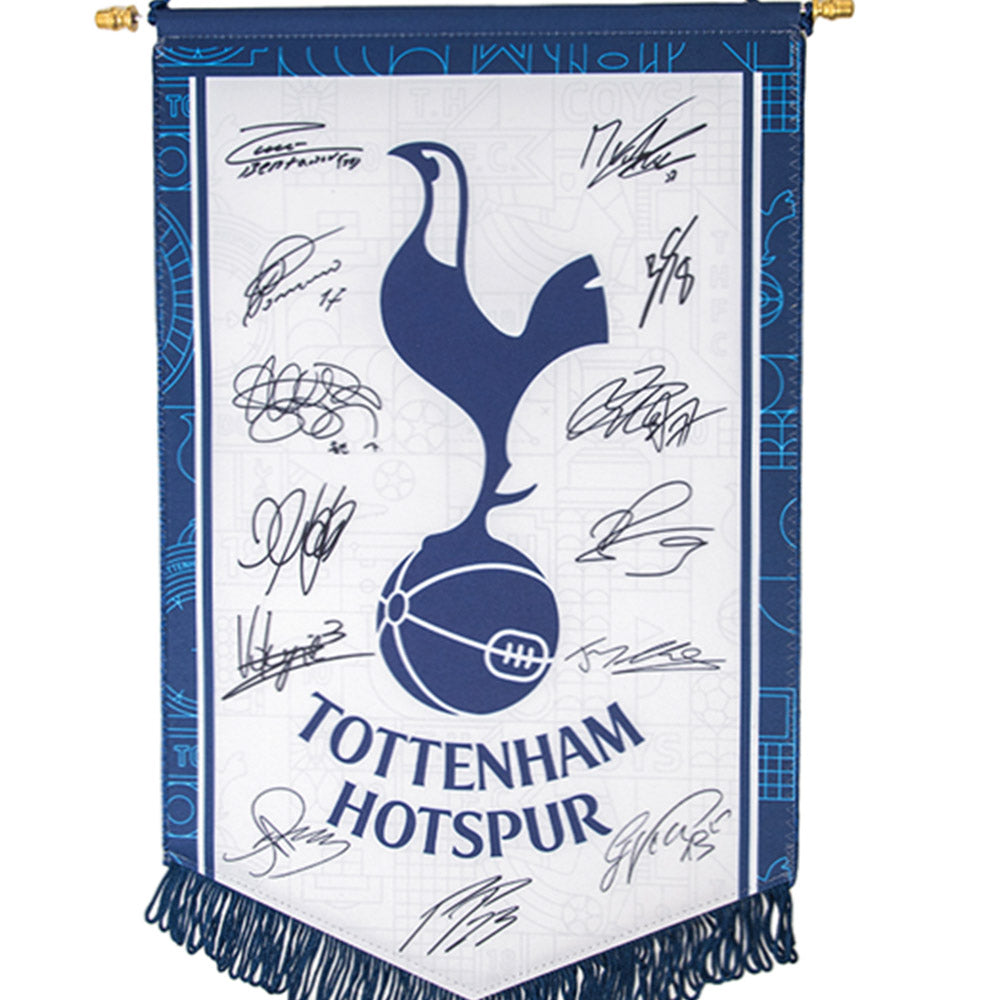 SPURS White And Navy Pennant