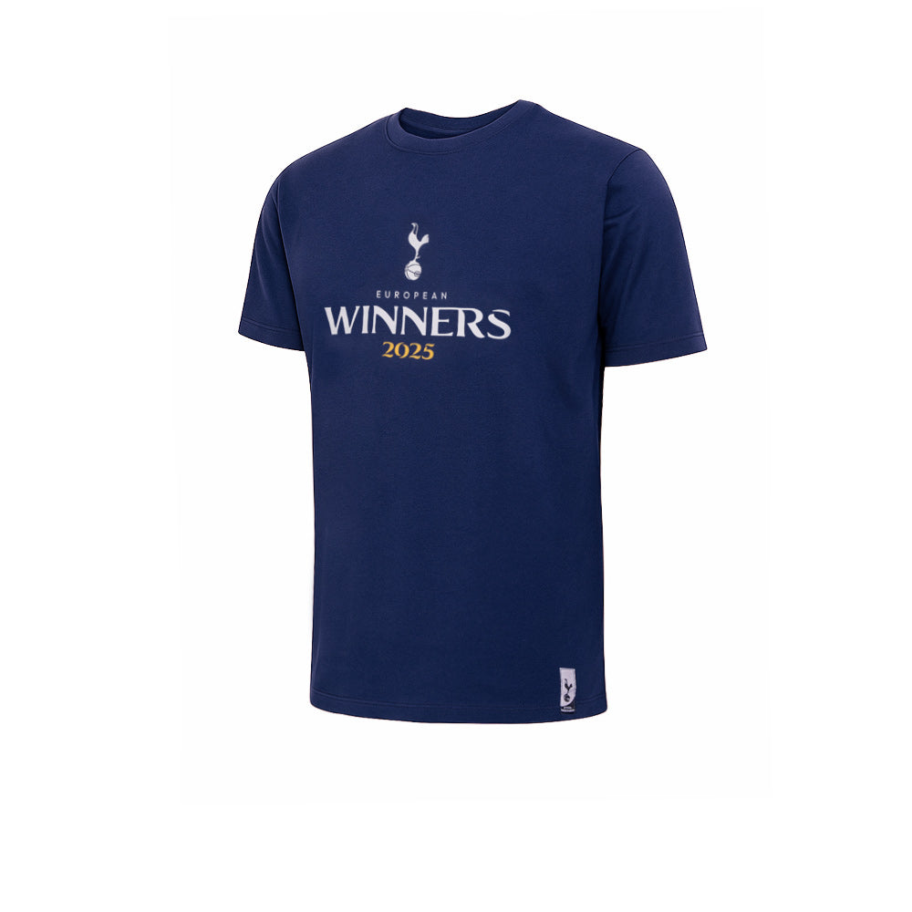 SPURS European Winners 2025 เสื้อยืดผู้ชาย