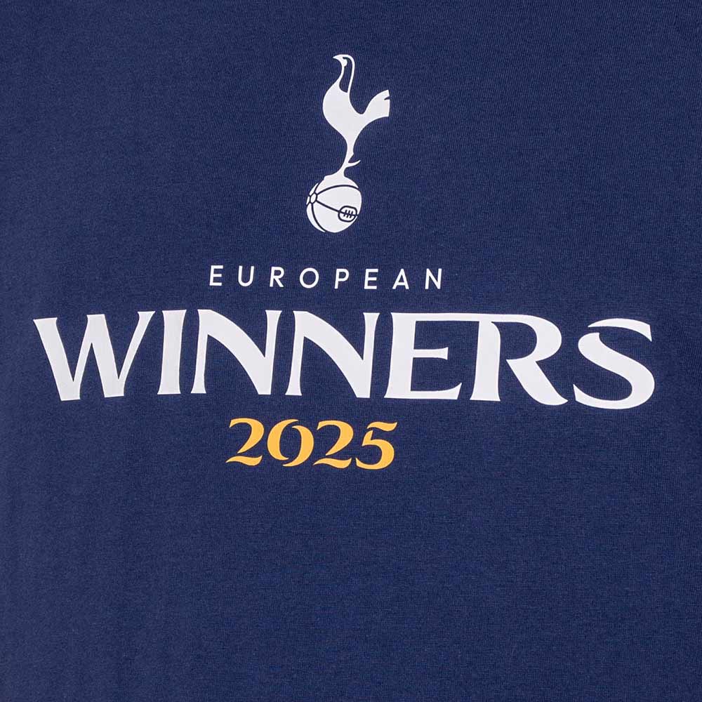SPURS European Winners 2025 เสื้อยืดผู้ชาย
