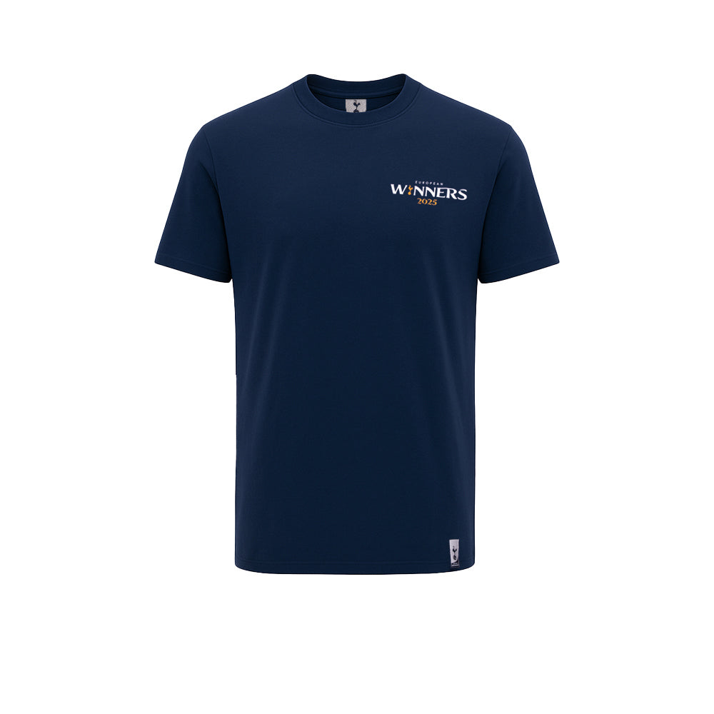 SPURS European Winners 2025 Graphic เสื้อยืดผู้ชาย