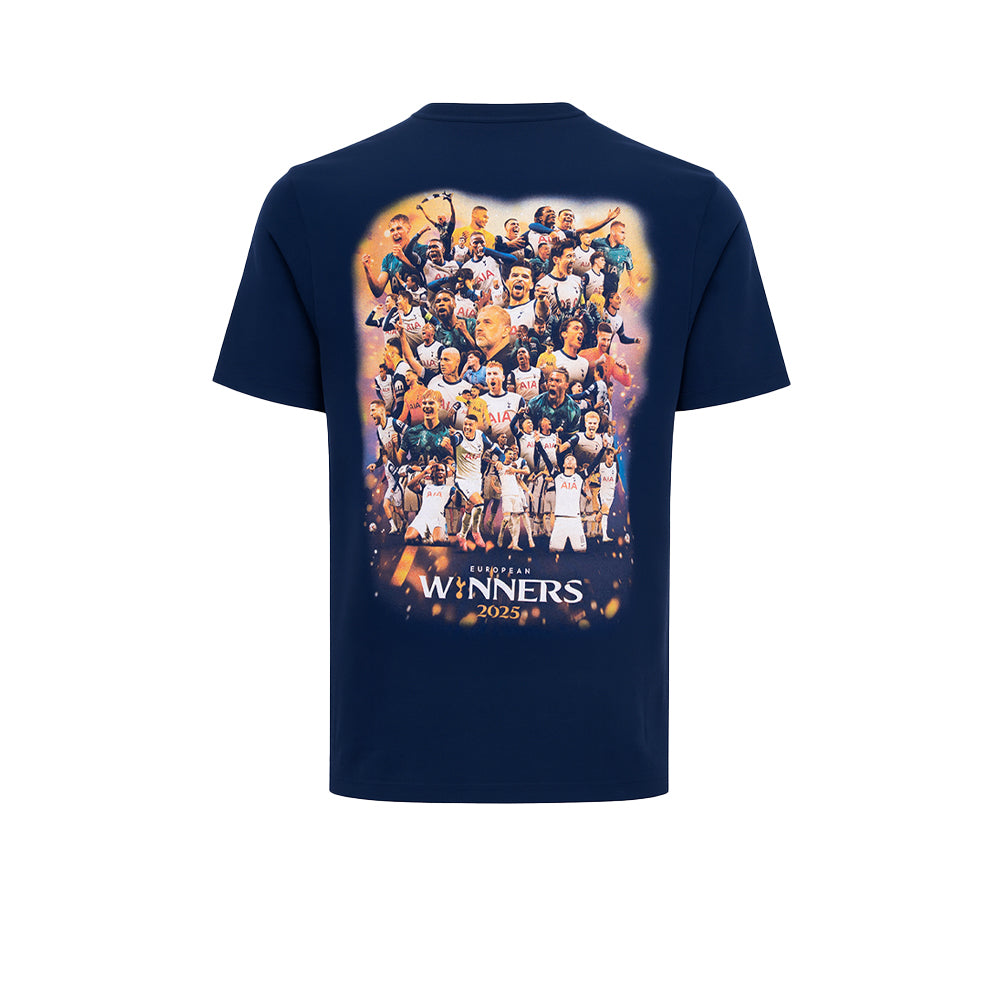 SPURS European Winners 2025 Graphic เสื้อยืดผู้ชาย
