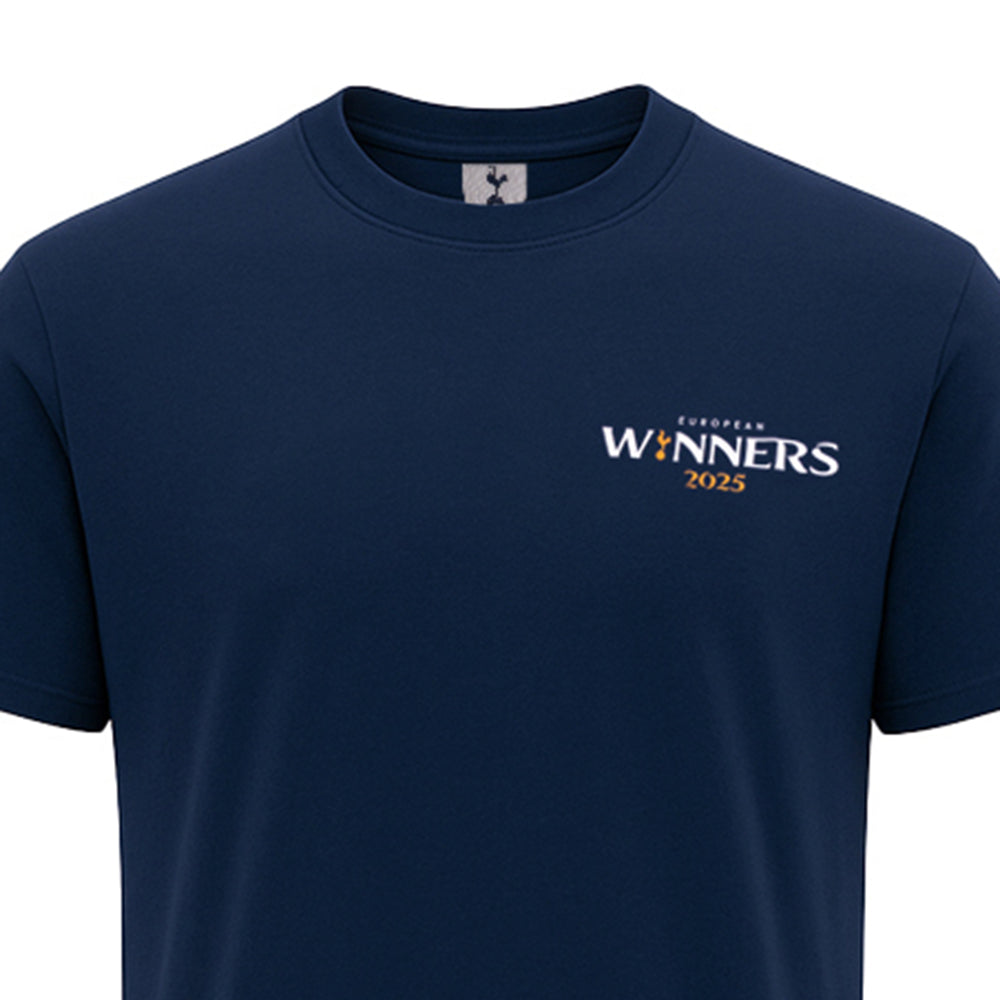 SPURS European Winners 2025 Graphic เสื้อยืดผู้ชาย
