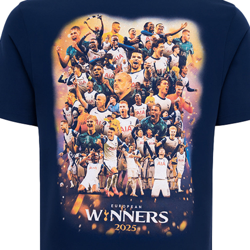 SPURS European Winners 2025 Graphic เสื้อยืดผู้ชาย