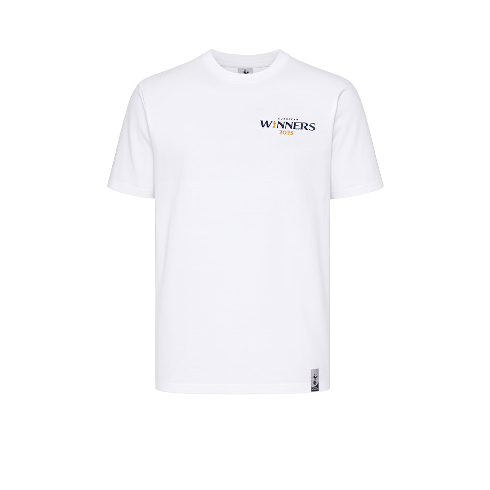 SPURS European Winners 2025 Graphic เสื้อยืดผู้ชาย