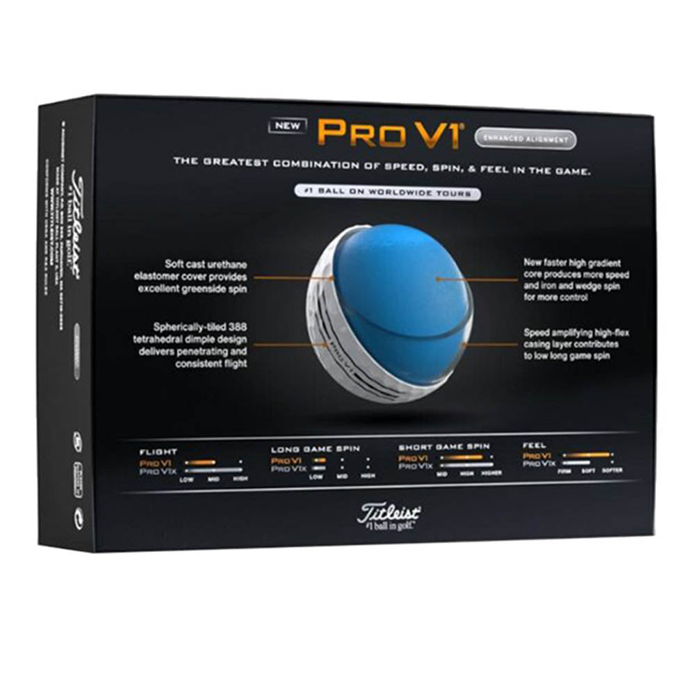 TITLEIST 2025 Pro V1 Golf Balls (12 Balls Pack)