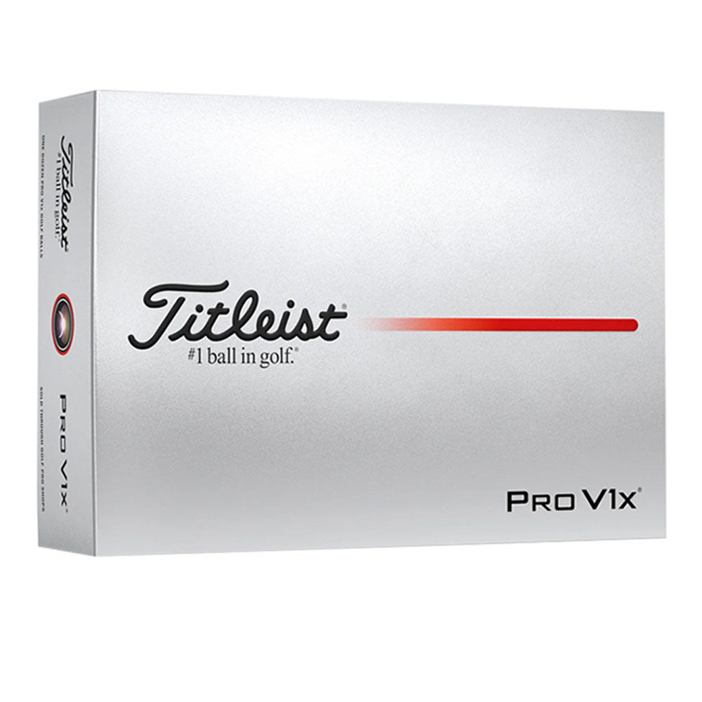 TITLEIST 2025 Pro V1x Golf Balls (12 Balls Pack)