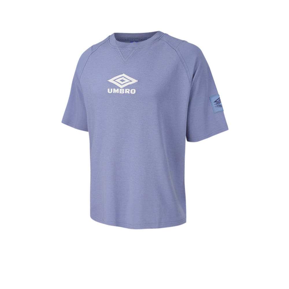 ◆UMBRO◆ Fresh small logo short sleeve t-shirt white UQ121S Umbro | Essential Team Short Sleeved Top Juniors | Biały
