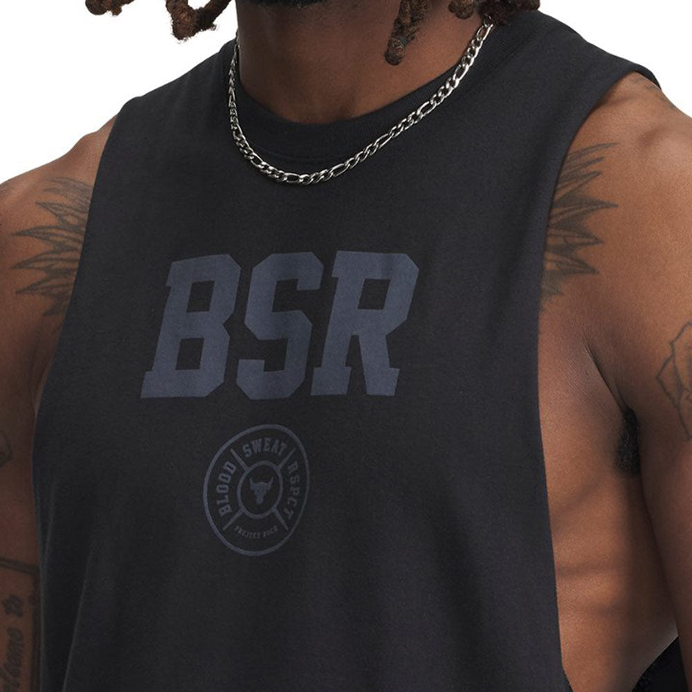 UNDER ARMOUR Project Rock BSR เสื้อกล้ามออกกำลังกายผู้ชาย