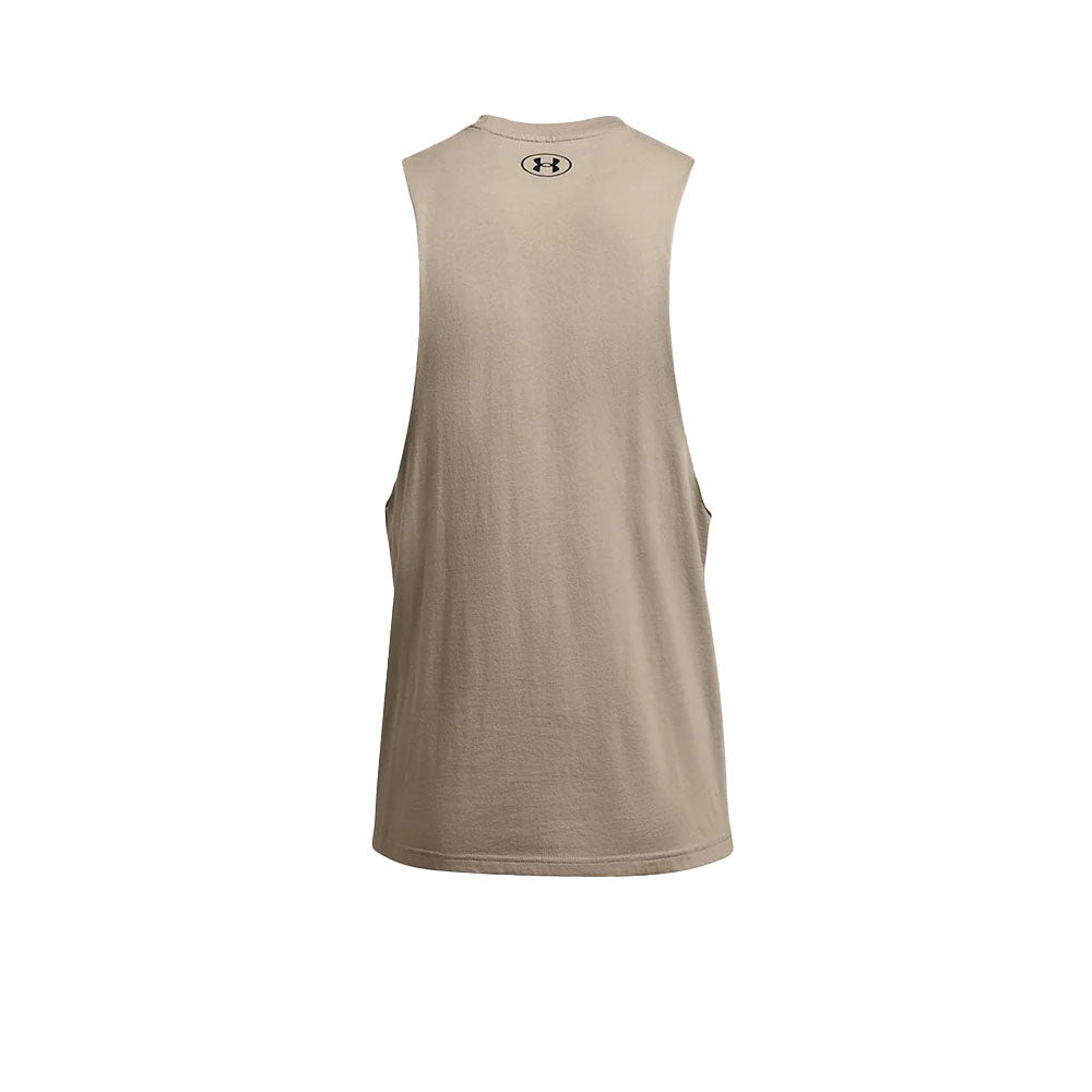UNDER ARMOUR Sportstyle Left Chest Cut-Off เสื้อกล้ามออกกำลังกายผู้ชาย