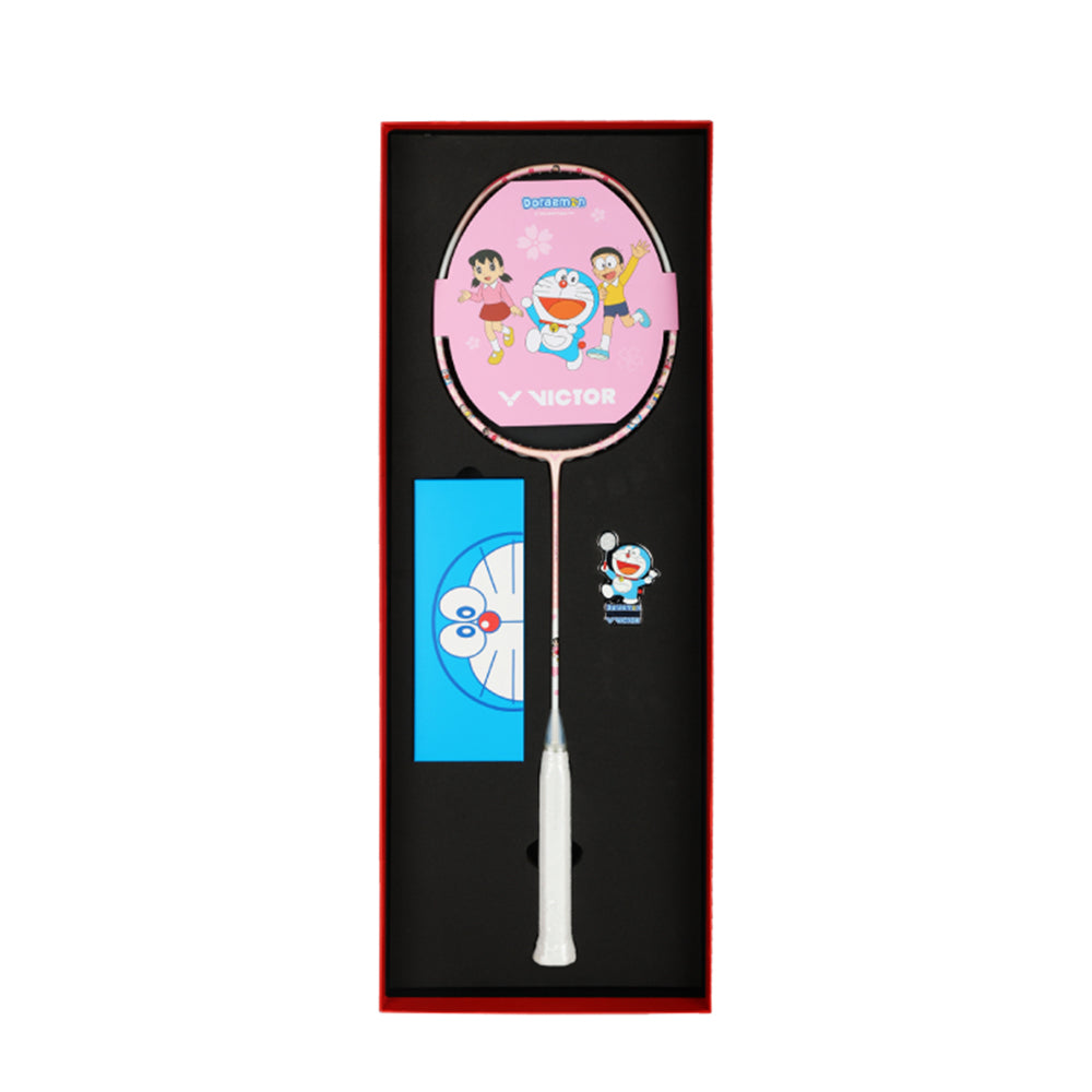 VICTOR X Doraemon Gift Box Set Badminton Racket (2 Pack)