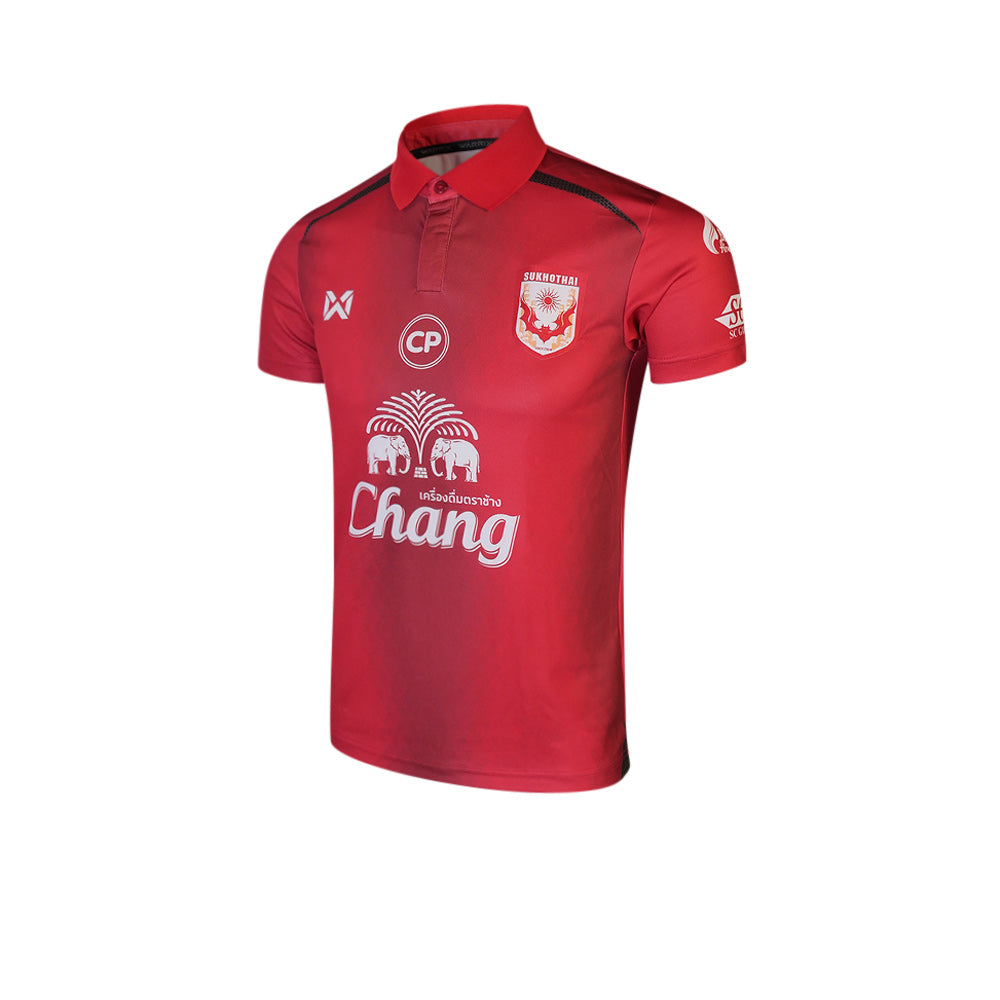 WARRIX เสื้อแข่งผู้ชายทีมสุโขทัย เอฟซี ชุดเหย้า ฤดูกาล 2025