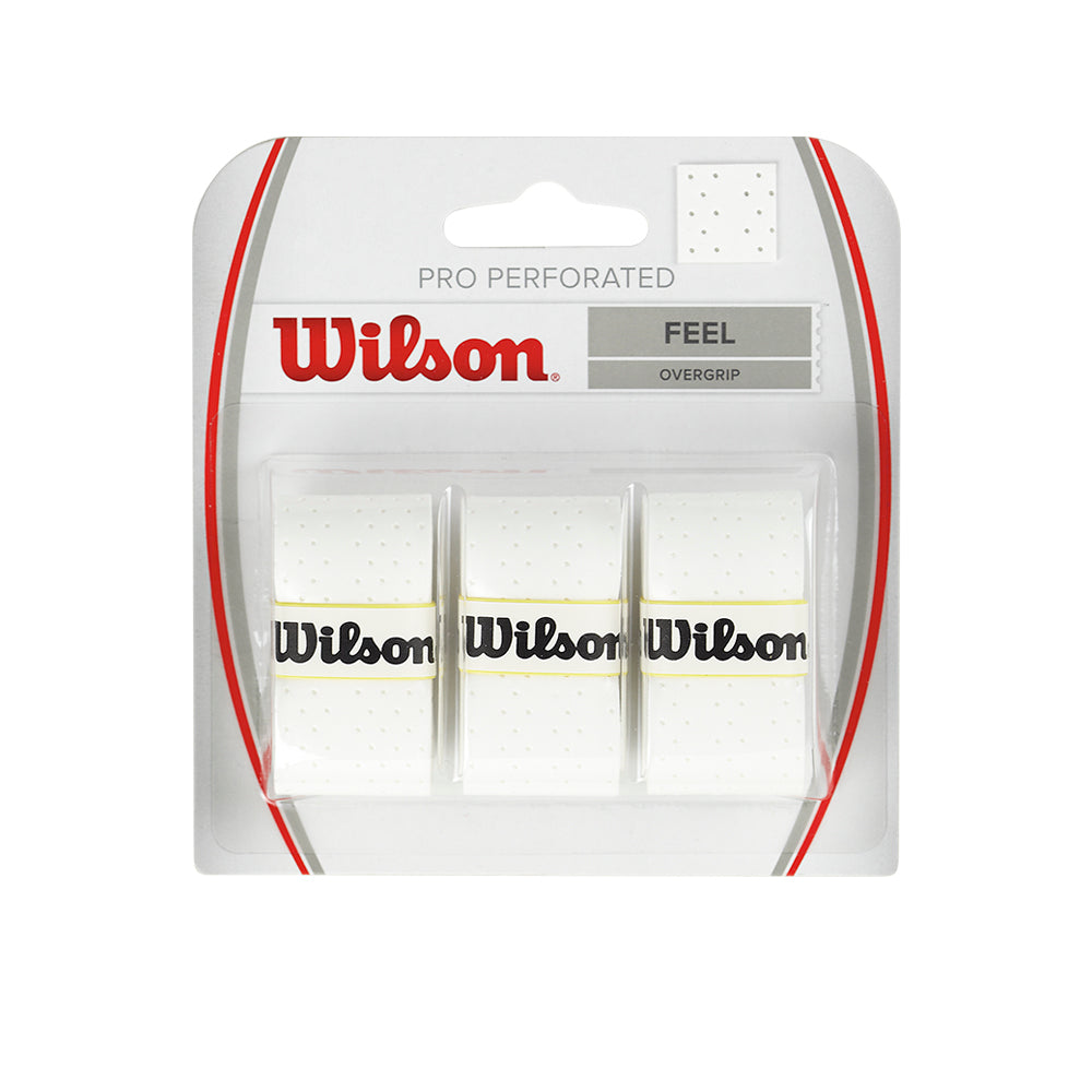 WILSON Pro Perforated Tennis Overgrip (3 Pieces)